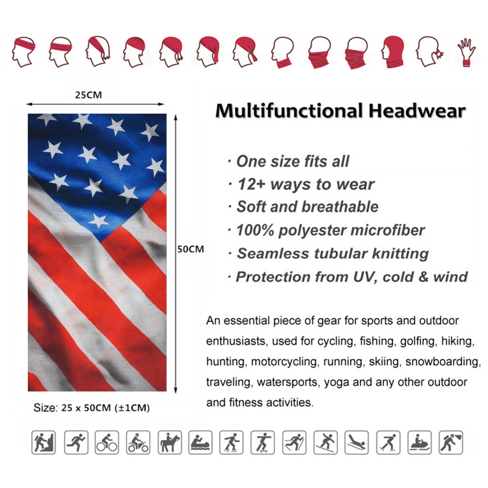 USA Flag Pattern Sun Protectiv - Fishing Equipment And Gear recensione e prezzo