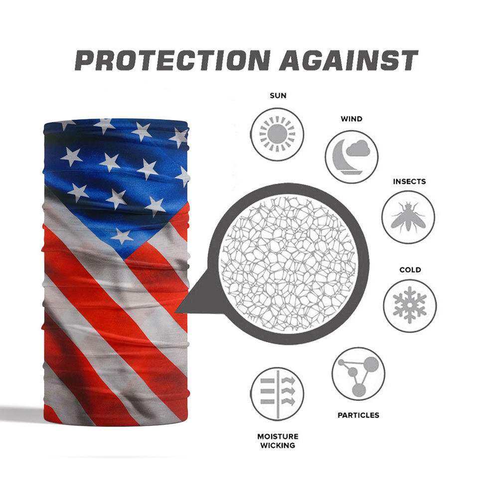 USA Flag Pattern Sun Protectiv - Fishing Equipment And Gear recensione e prezzo