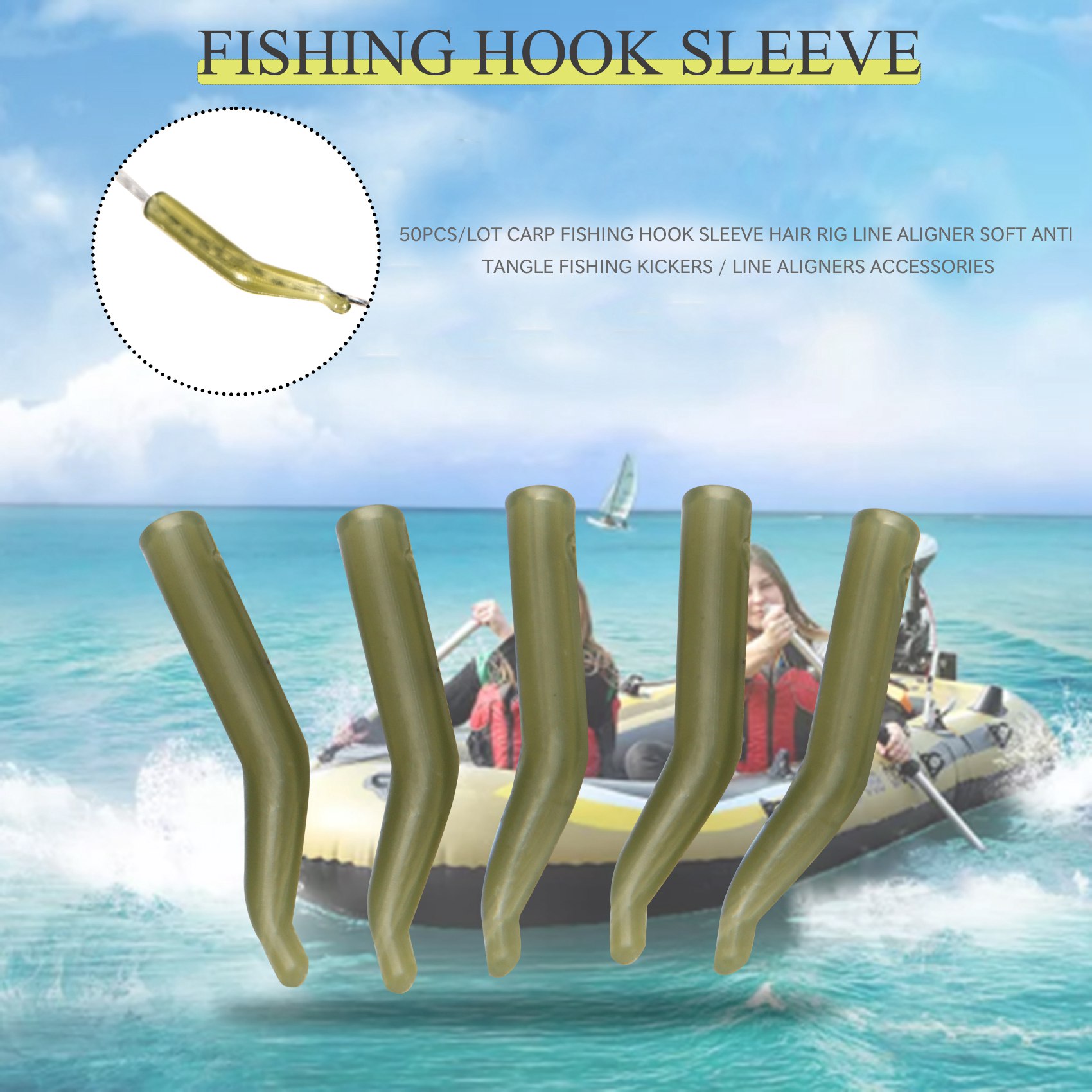 50Pcs/Lot Carp Fishing Hook Sl - Fishing Equipment Wholesale recensione e prezzo