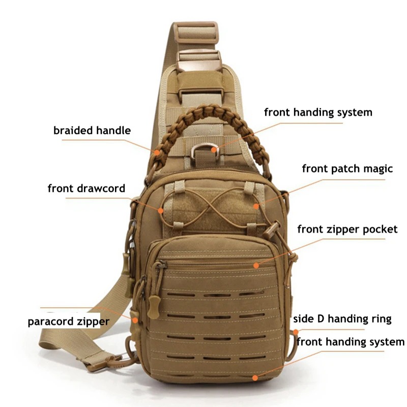 Men's Outdoor Chest Bag Tactic - Fishing Backpack recensione e prezzo