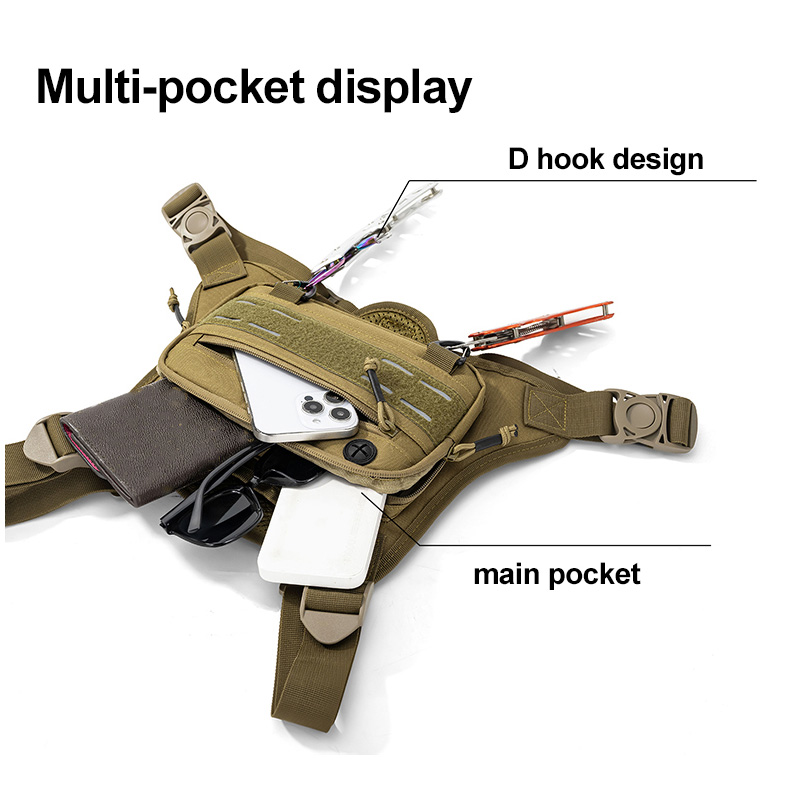 Tactical Front Chest Rig Bag V - Fishing Backpack recensione e prezzo