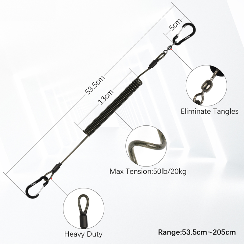 fishing tools Coiled Lanyards  - Fishing Equipment And Gear recensione e prezzo