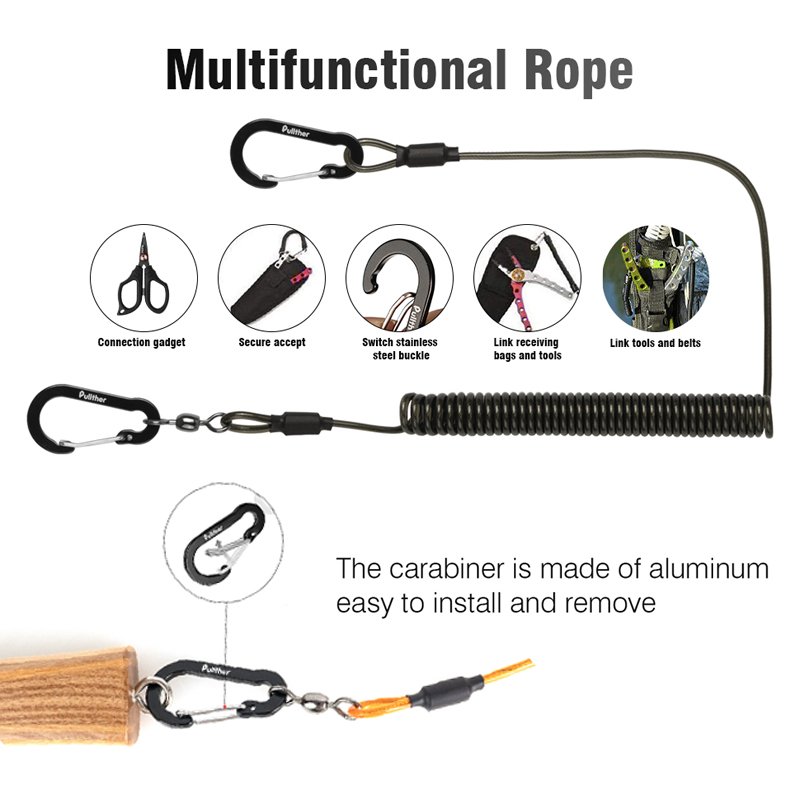 fishing tools Coiled Lanyards  - Fishing Equipment And Gear recensione e prezzo