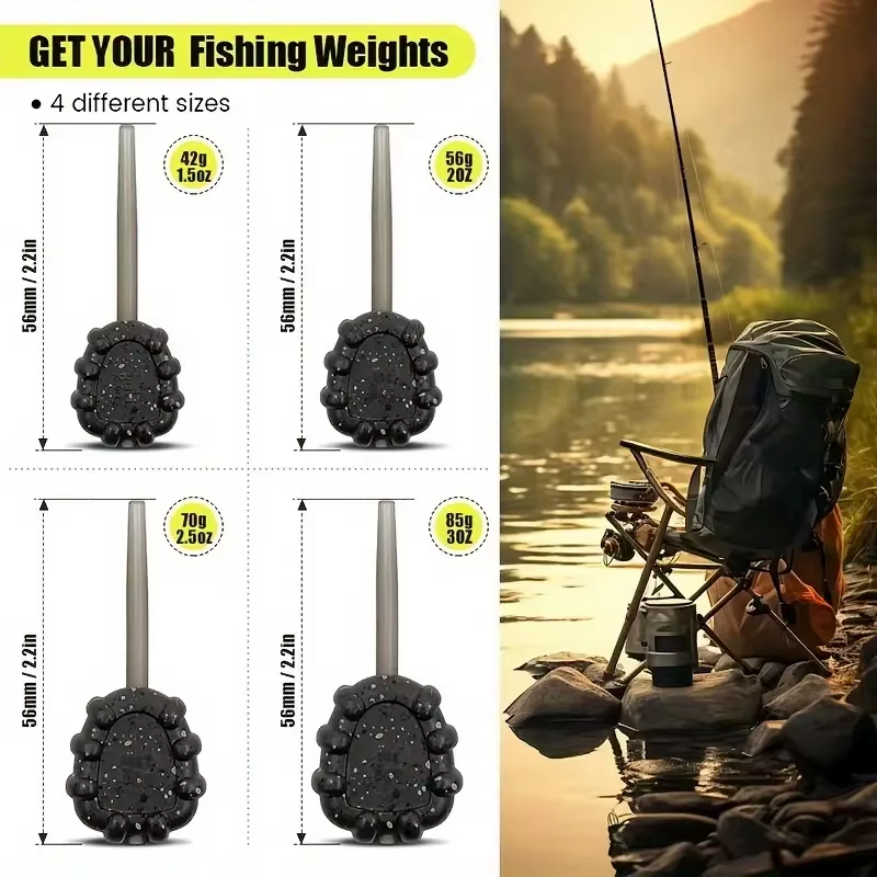 3pcs Carp Fishing Weights (42g - Fishing Equipment Wholesale recensione e prezzo