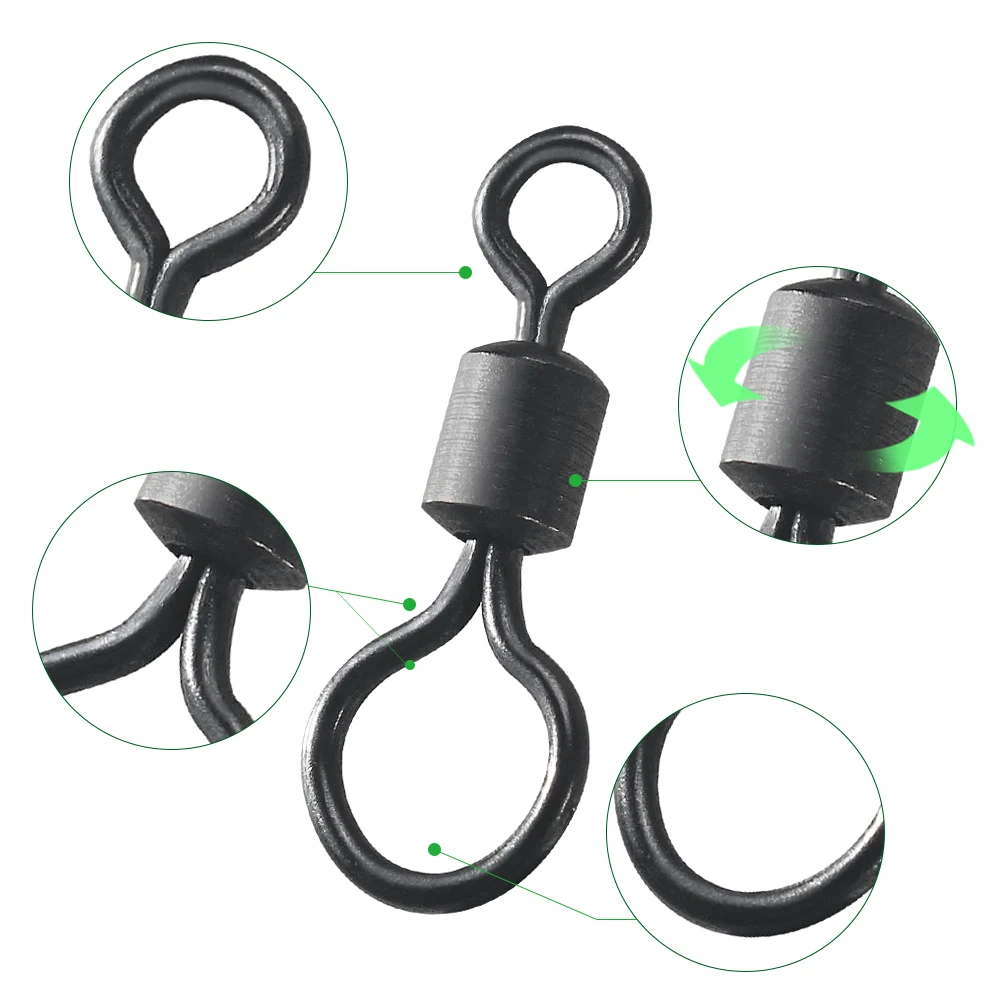 100pcs Carp Fishing Swivel Big - Fishing Equipment Wholesale recensione e prezzo