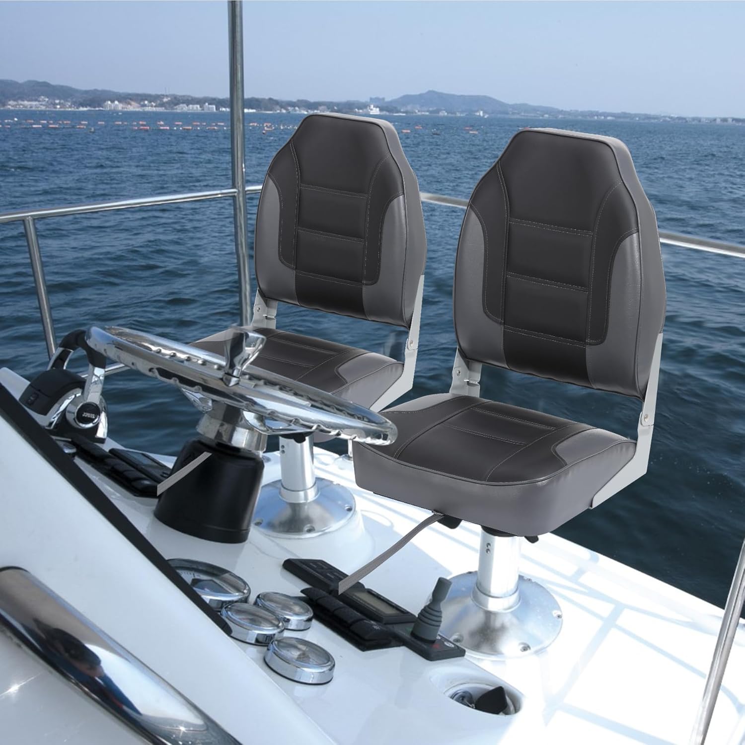 2 Pack Folding Boat Seats, Hig - Fishing Backpack recensione e prezzo