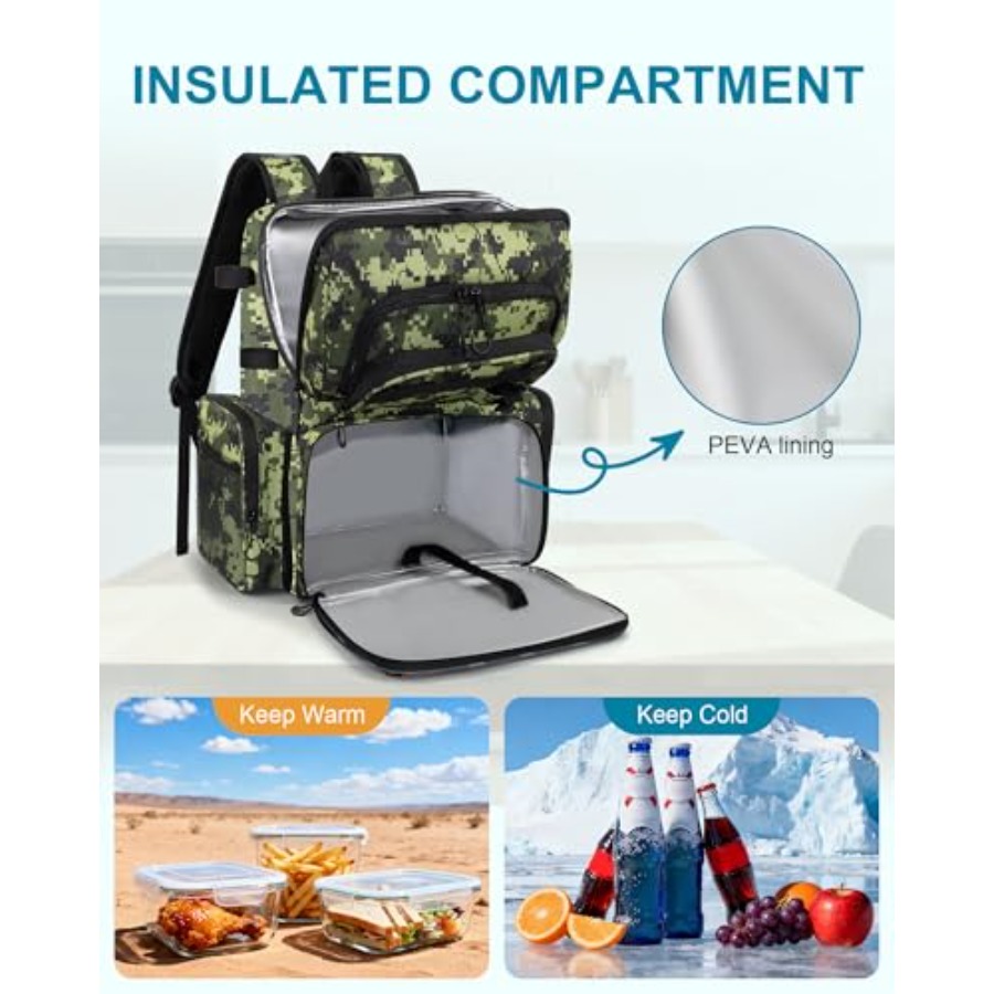 Fishing Backpack with Rod Hold - Fishing Equipment In recensione e prezzo
